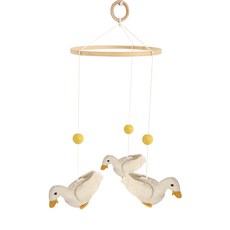 DIY不織布床搖鈴材料包, 鴨子款, 男女通用