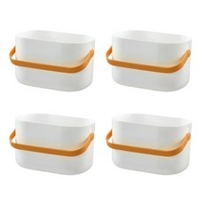 攜帶式簡約PP水果籃 240*150*170mm, 4個, 橘子