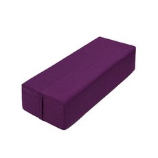 리온 요가 베개 린넨 블록 SI154, 딥퍼플, 1개