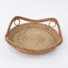 Cony藤編托盤, 棕色, 1個