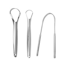 Life Sense 不銹鋼舌頭清潔器套組銀色, 1套