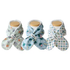 孩童印花圍巾 3件組