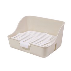 Carno 卡諾 粉彩小動物便盆, 方形象牙白, 1個