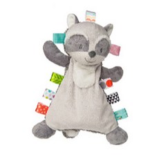 mary meyer 獨家造型標籤安撫毛絨手帕 浣熊, 混色