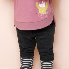 milk mile 孩童款時尚刷毛內搭褲