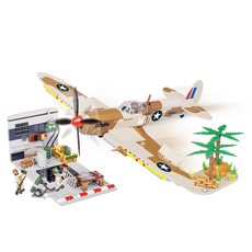 COBI 戰鬥機 SUPERMARINE 噴火 MK.IX 5546 玩具, 多色的