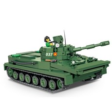 COBI 탱크 PT-76 2235 장난감, 멀티컬러, 1개
