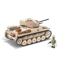 COBI 탱크 SD.KFZ.121 PANZER II AUSF.F 2527 장난감, 멀티컬러, 1개