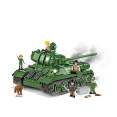 COBI 탱크 소련 T-34-85 RUDY 102 2524 장난감, 멀티컬러, 1개