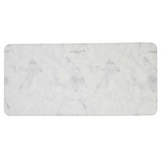 Modern Home 大理石紋廚房地墊, 白色 + 灰色
