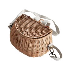 네츄럴 라탄 바구니, 혼합색상, 1개