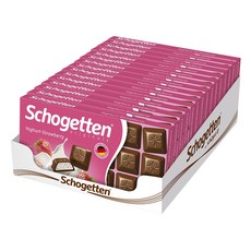 Schogetten 草莓優格巧克力, 100g, 15盒