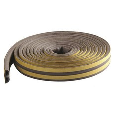 KEYMING 門窗密封條 L號 D款 咖啡色, 1個