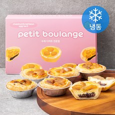 쁘띠블랑제 밤팥 에그타르트 (냉동), 60g, 6개입, 1개