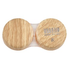 FTSY 우드 소프트렌즈 케이스, 베이지, 1개