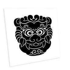 HTP傳統圖案磁磚 K0603 10175, 仁宣王后陵床石紋, 1個