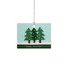 雪花樹包裝吊牌, 混色, 100個