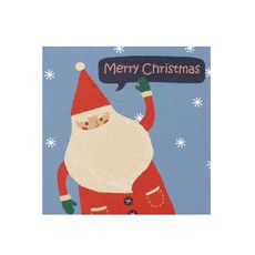 下雪天聖誕老人貼紙, 混合顏色, 100個