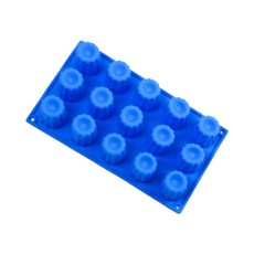 Oche Earths 聖誕巧克力餅乾香皂製作矽膠模具 可麗露15孔, 隨機出貨, 1個