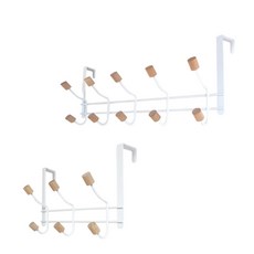 童木門鉤套組 6 + 10, 白色的, 1套