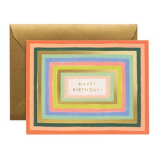 RIFLE PAPER DISCO 生日賀卡 8p + 信封 8p, 混色, 1套