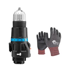 BLACK+DECKER 百得 EVO 鎚鑽頭 EHH183+工作手套套組, 1套