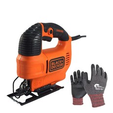 BLACK&DECKER 百工 線鋸機 KS701E + 工作手套組, 1套