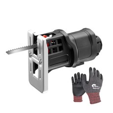 BLACK+DECKER 百得 EVO 拼圖頭 EJS183+工作手套套組, 1套