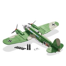 COBI 폭격기 독일 HEINKEL HE 111 P-2 블록 5717, 혼합색상, 1개
