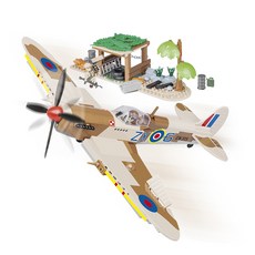 COBI 전투기 영국 SUPERMARINE SPITFIRE MK.IX 블록 5545, 혼합색상, 1개