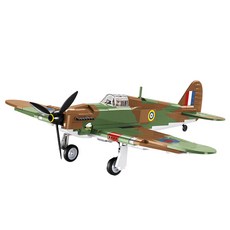 COBI 전투기 영국 HAWKER HURRICANE MK.1 블록 5709, 혼합색상, 1개