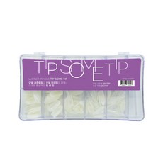 루핀 미라클 팁썸팁 네일팁 오벌 내추럴 250p + 투명 250p, 1개, 내추럴, 투명