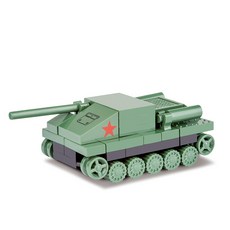 COBI 탱크 소련 NANO TANK SU 85 블록 3020, 혼합색상, 1개