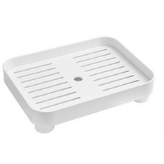 Blue Sun排水盤托盤, 白色的