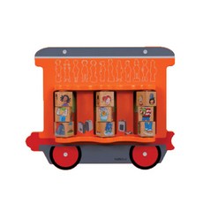 beleduc 火車旅行觸覺玩具, 紅色