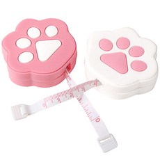 Arumjeongi 貓爪捲尺粉色+白色套組, 1套