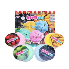 B&C 棉花糖史萊姆 4入, 蘋果口味+草莓口味+藍莓口味+香蕉口味