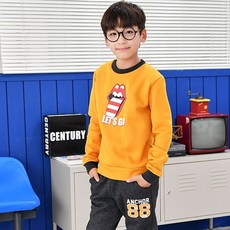 jackid 男童Woos刷毛保暖大學T