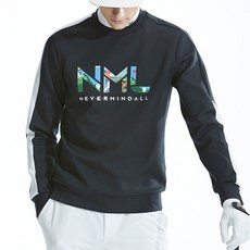 네버마인드올 남성용 스킴 전사 NML 스웨트 라운드 티셔츠