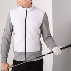 NEVERMINDALL 男士 Arthur 加墊平紋針織開襟夾克