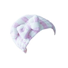 條紋乾髮帽, 02紫羅蘭, 1個