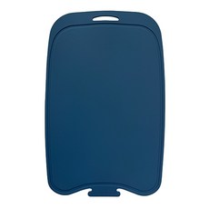 韓國製 Roya 橢圓形可站立矽膠砧板, 海軍藍, 1個