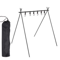 CARTEM Alloy 合金印地安風格衣架 中型 + 掛勾6入組, 黑色, 1套