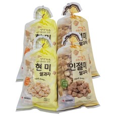 현미 쌀과자 260g 2p + 인절미 쌀과자 260g 2p 세트, 1세트