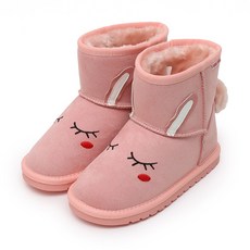 Bimbo Bimba 孩童動物造型刷絨短靴