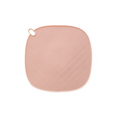 快生活 隔熱墊 矽膠茶杯墊, 03 粉紅色, 1個