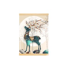 ARTJOY DIY 懸掛傑作繪畫懸掛 30 x 40 cm, 美麗的鹿