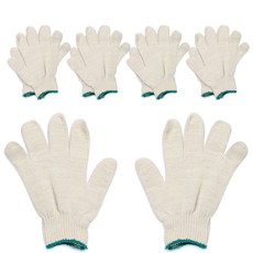 FREE PLAY 體驗棉手套 5件組, 象牙白