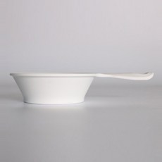 微波爐手柄湯碗, 白色, 5個