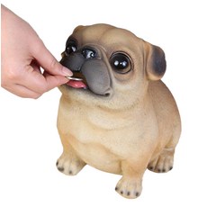 DARUMEE 吃錢動物小豬存錢筒, 01 鬥牛犬A, 1個